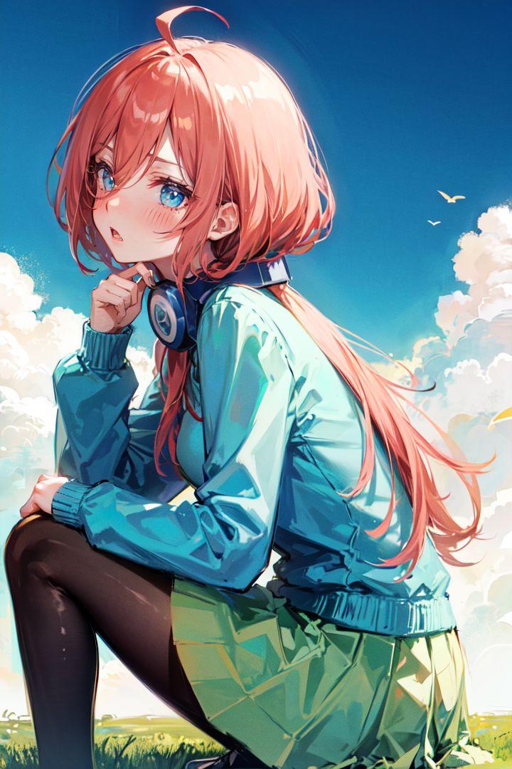 五等分の花嫁より、中野三玖。
