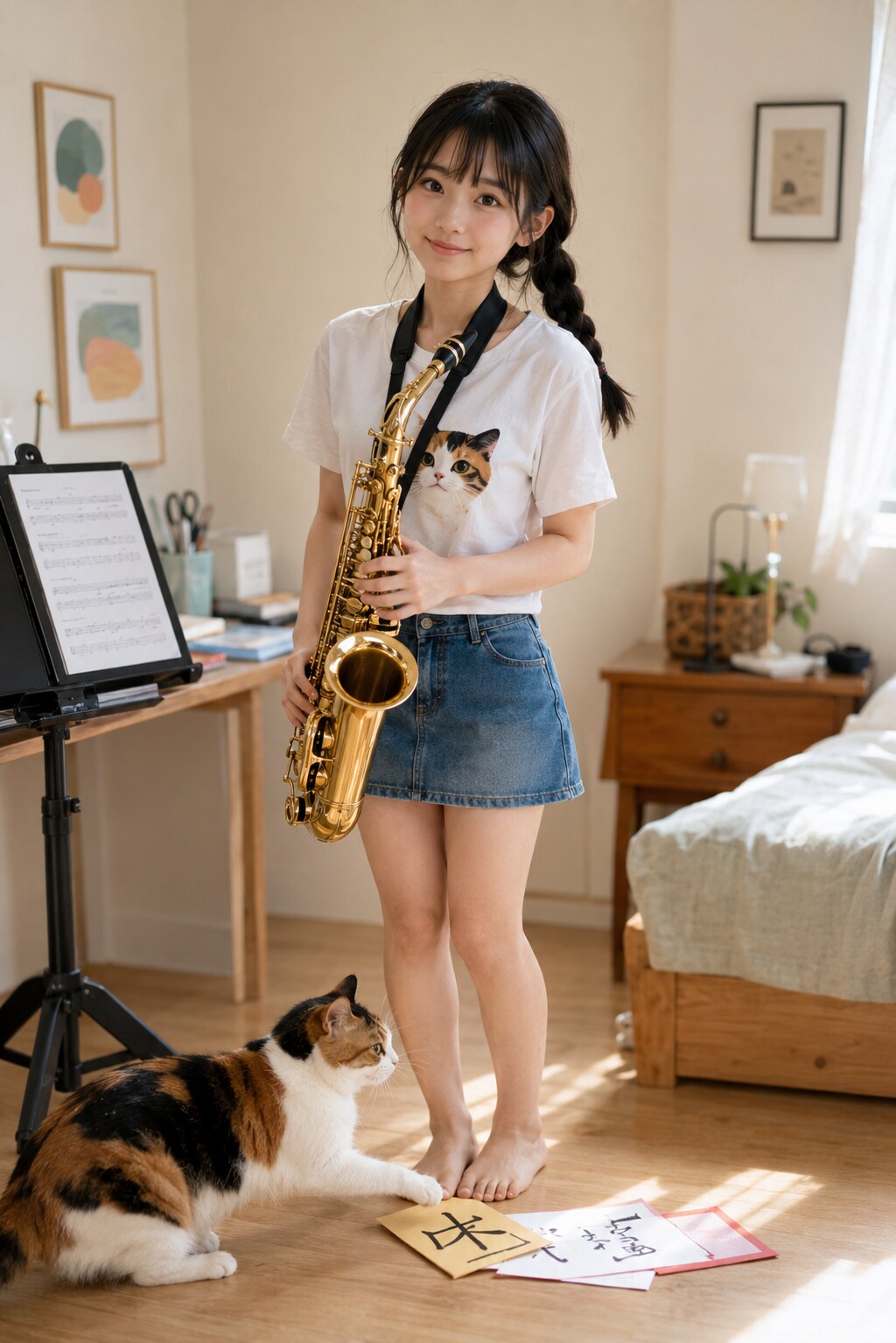 自分の部屋で