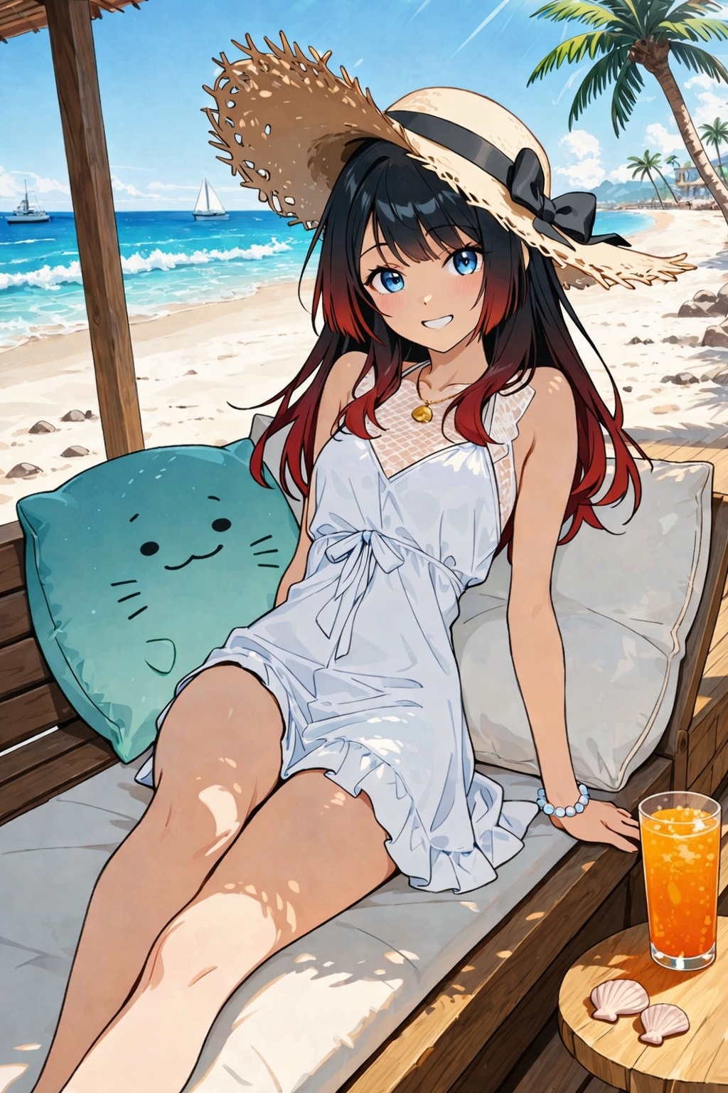 浜辺でひとやすみ