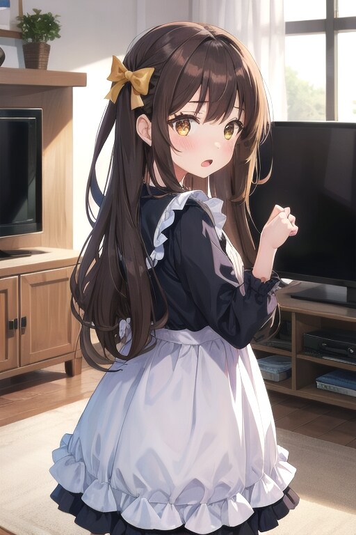 新しいテレビが来たなごみ家📺💛