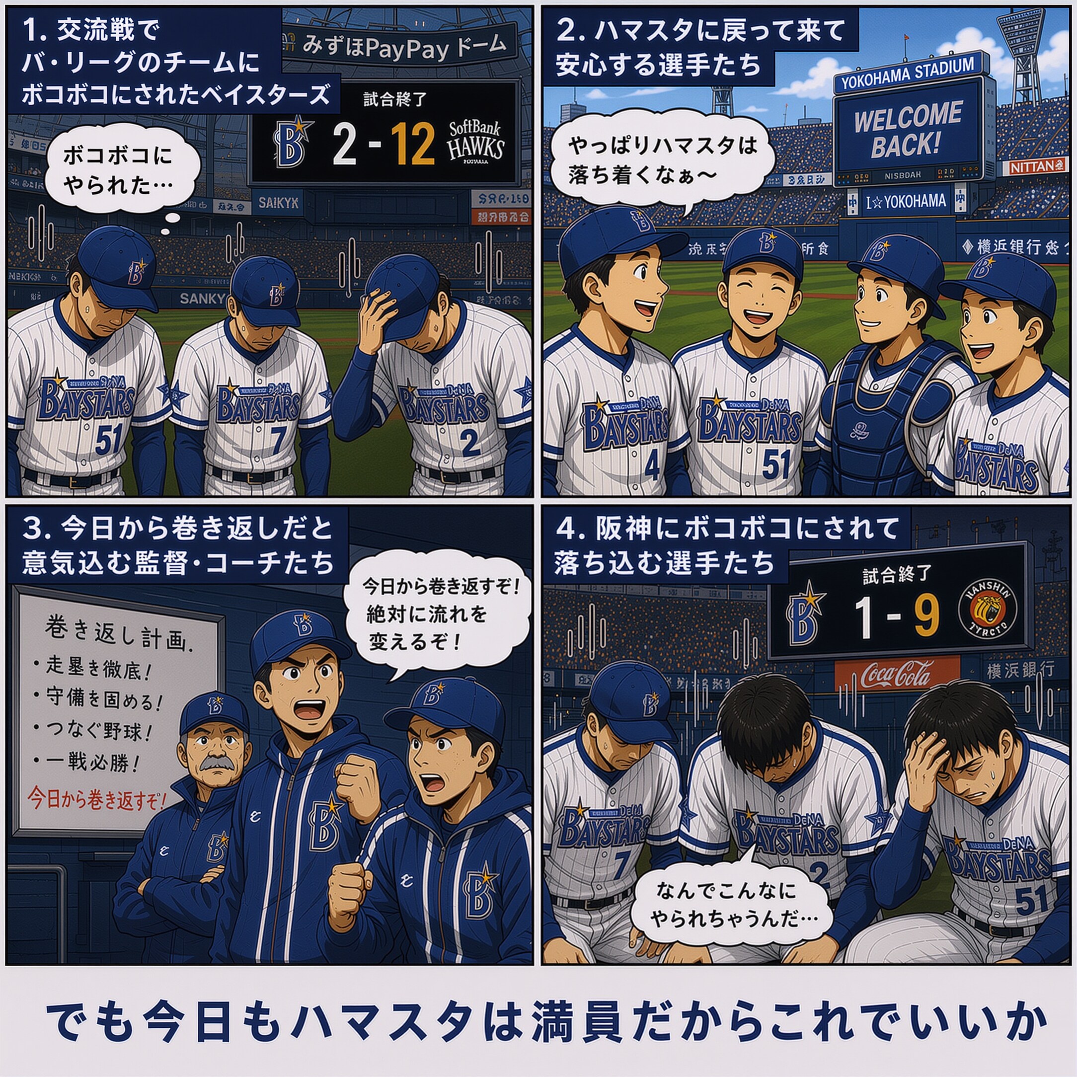 頑張れベイスターズ