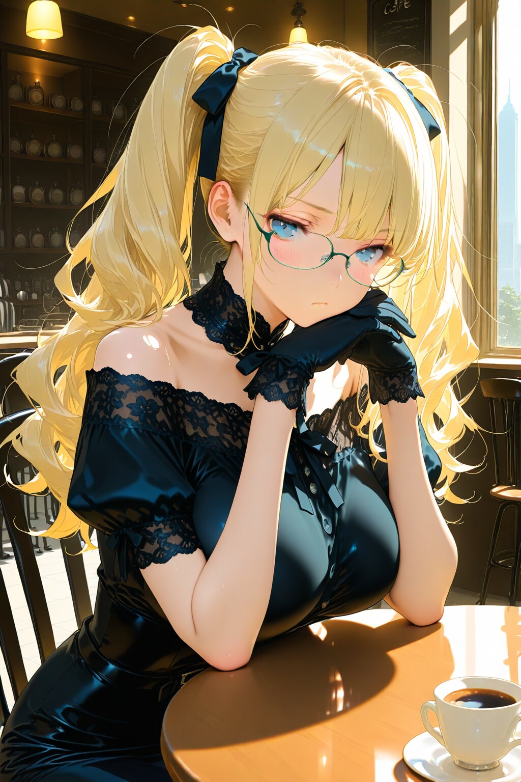 メガネをかけたaniちゃん