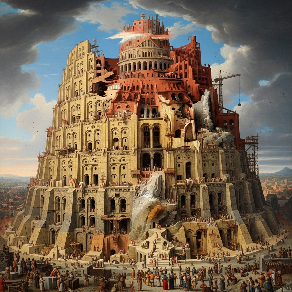 バベルの塔 | の人気AIイラスト・グラビア