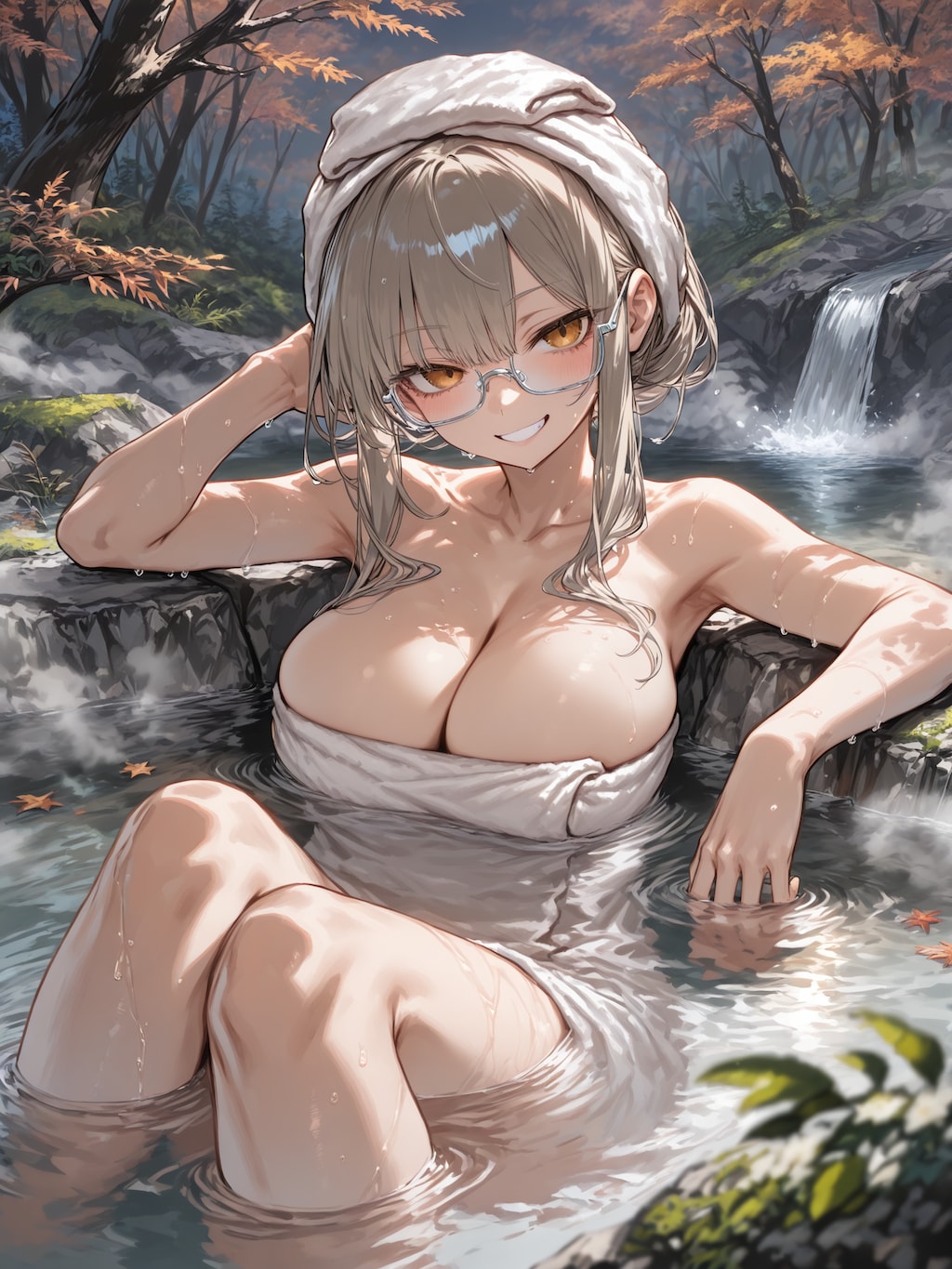 おっぱい秘境風呂