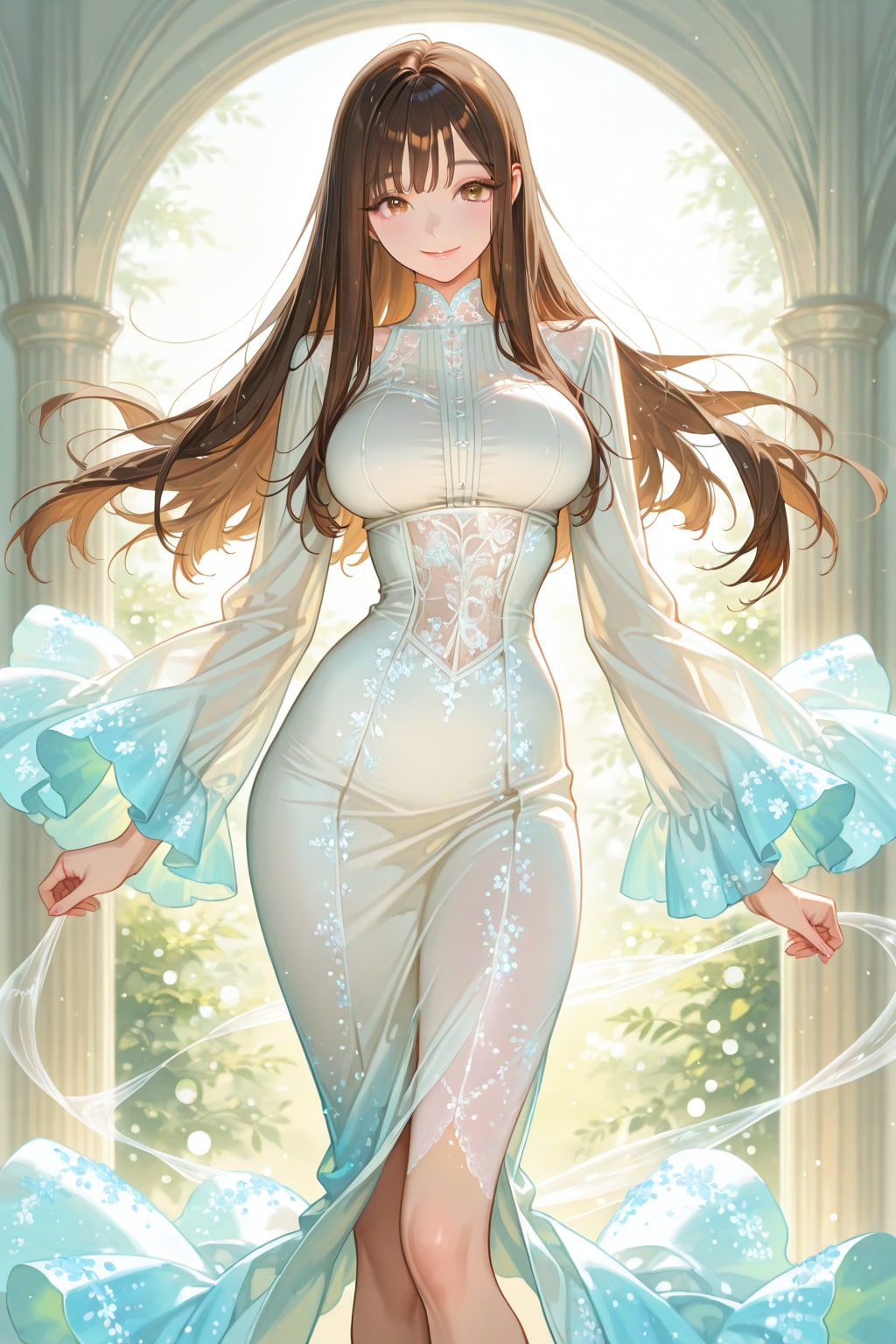 雪のヴェールに包まれて