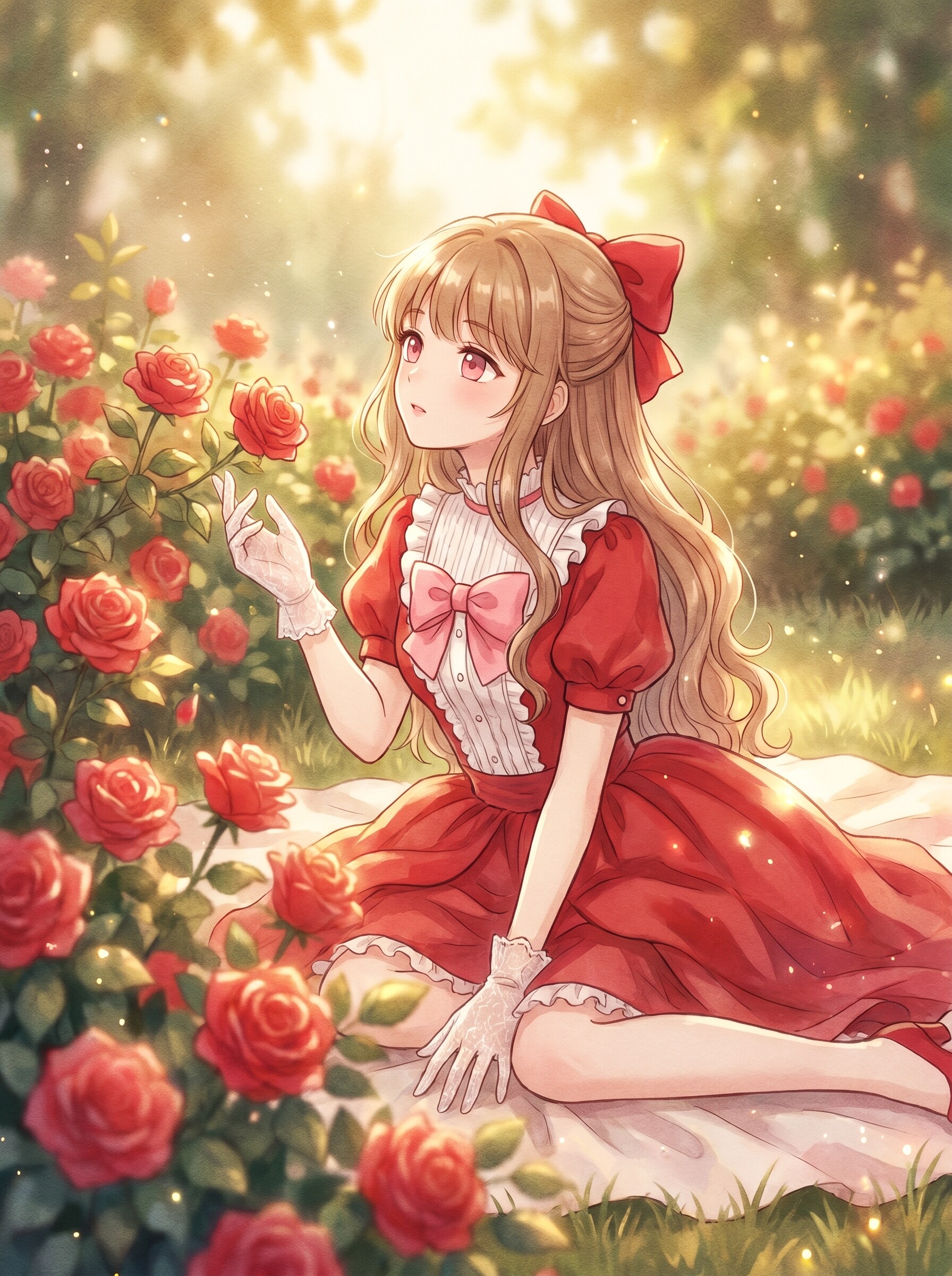 緋薔薇光彩の午睡