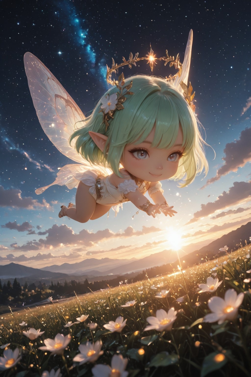 Beautiful Fairy Girl（争いとは無縁の森で…「妖精さんは人間には見ることが出来ない、自然界の管理者です。」）
