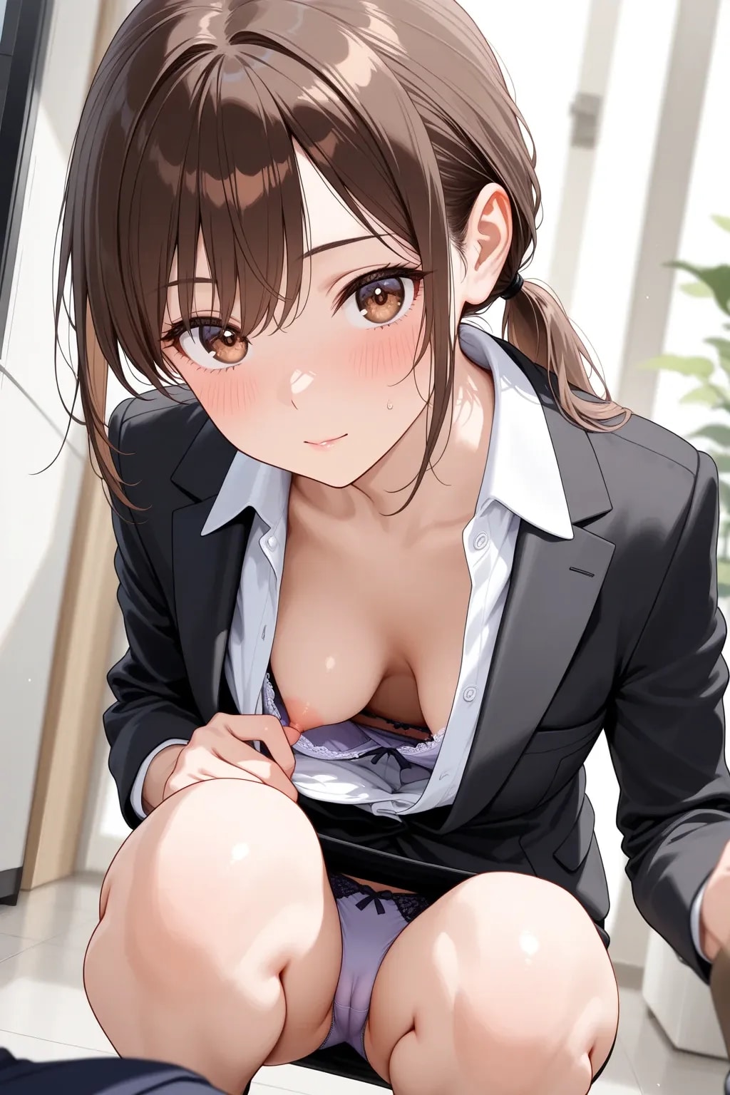 111111いいね記念でパンチラ胸ちら同時に11連発