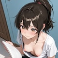 111111いいね記念でパンチラ胸ちら同時に11連発 10枚目