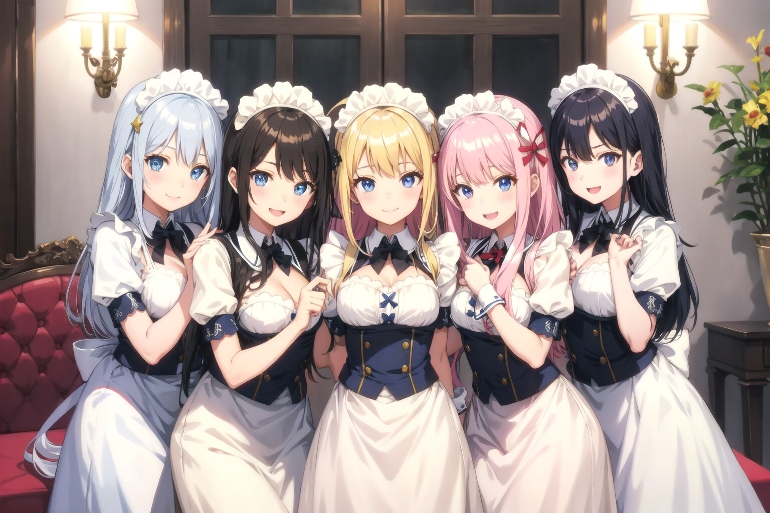 今日はどのメイドさんと過ごしますか？