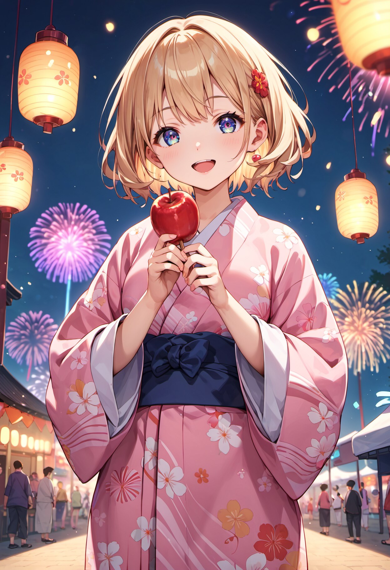 花火大会デート🎆 | の人気AIイラスト・グラビア