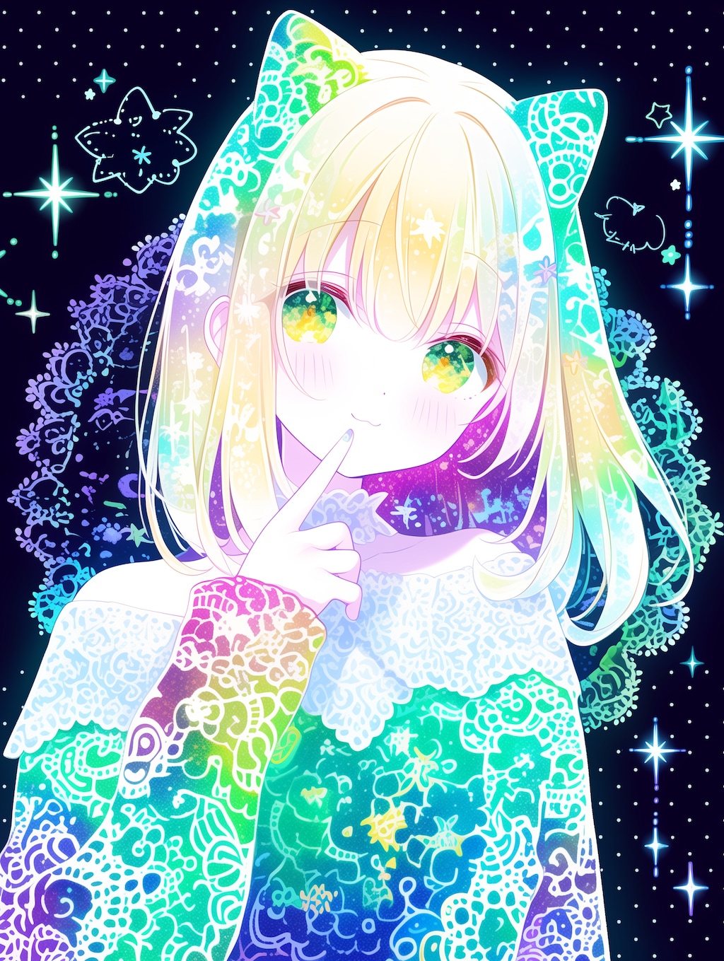 あざといポーズで