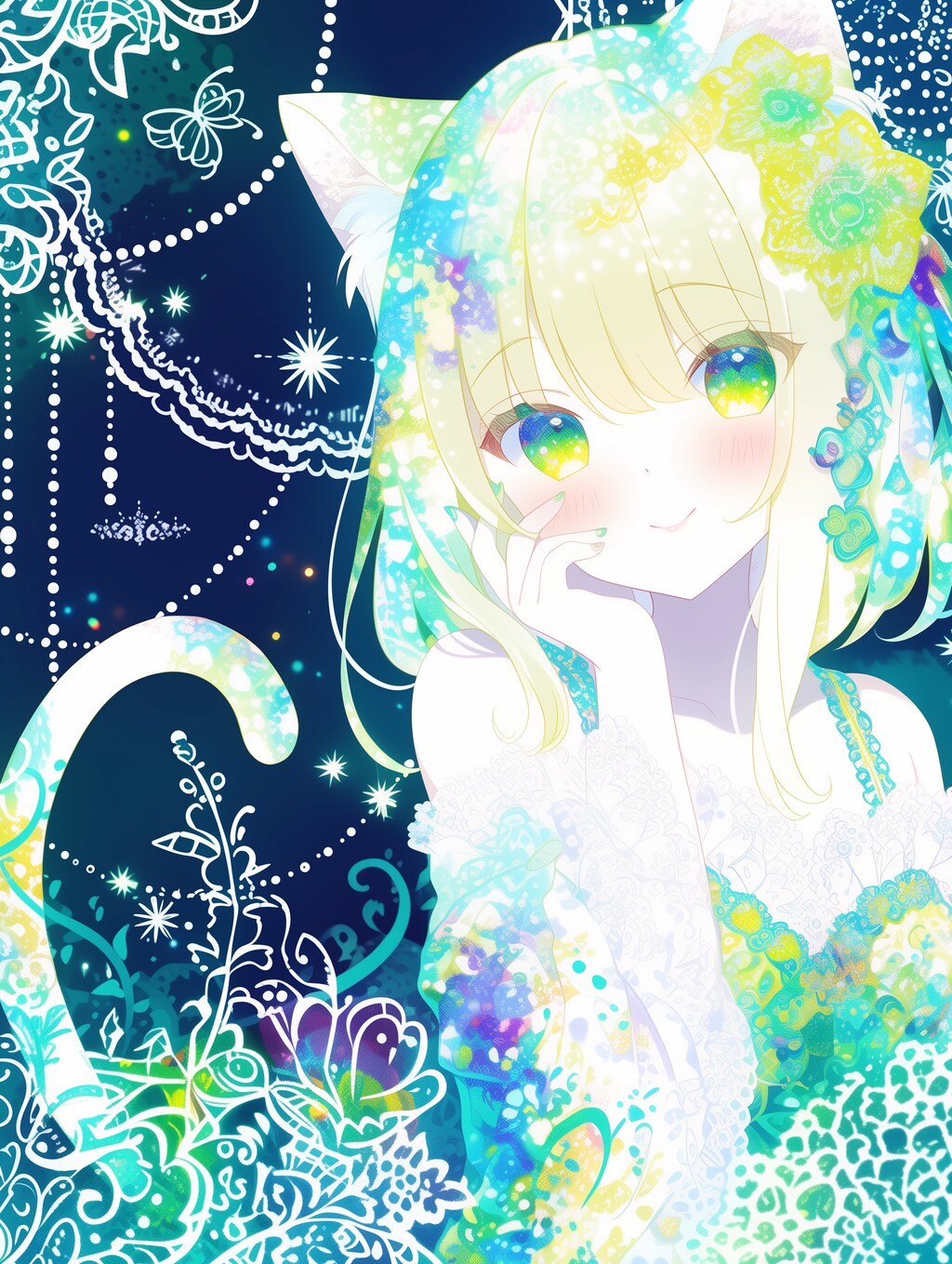 あざといポーズで