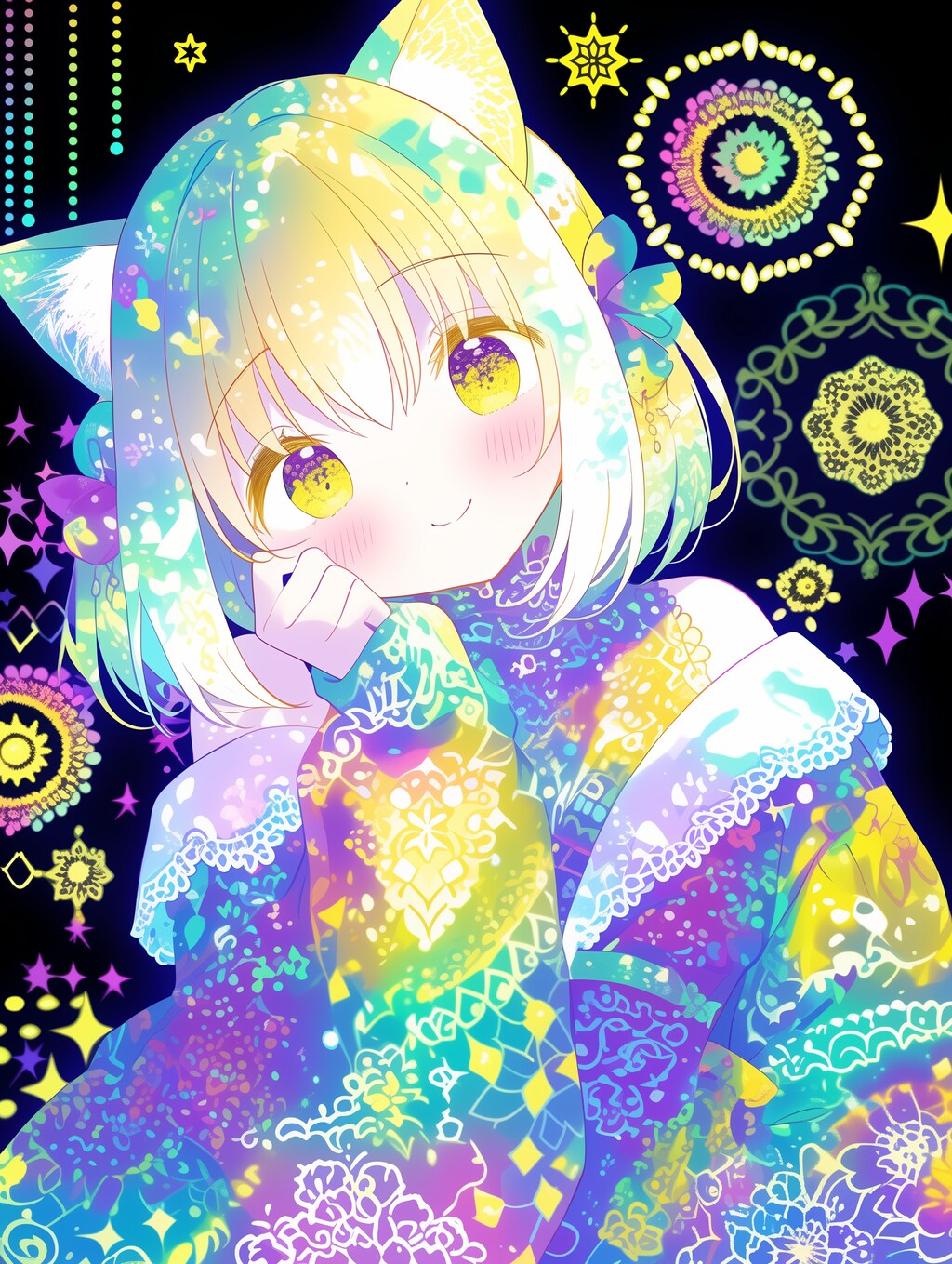 あざといポーズで