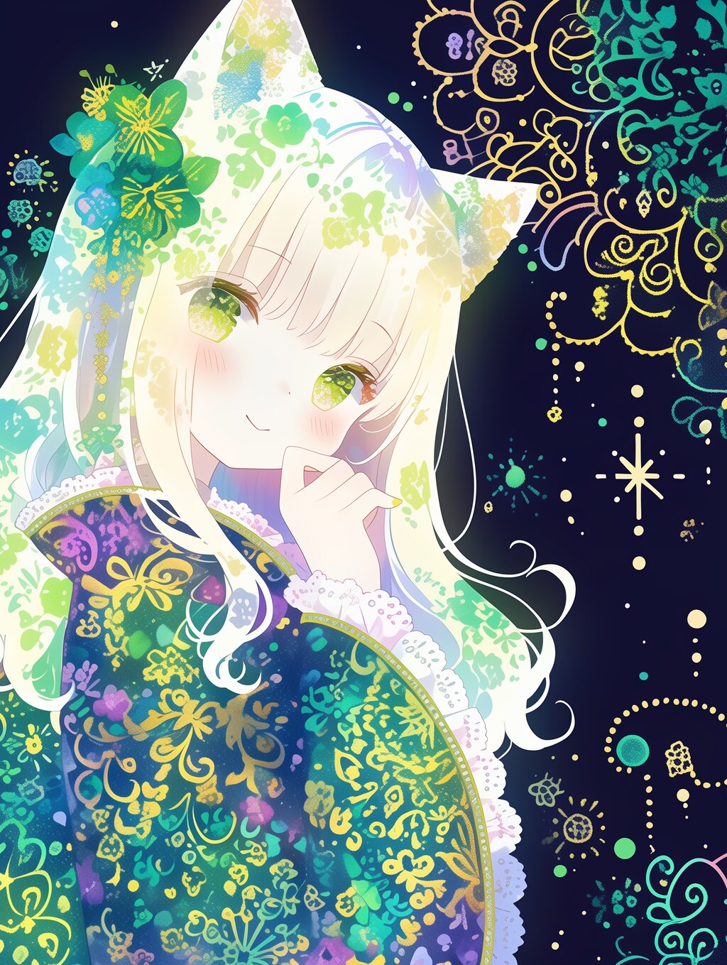 あざといポーズで