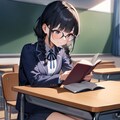 読書好きの女の子 3枚目
