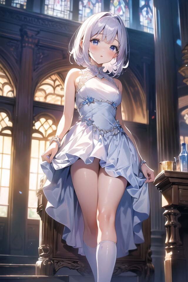 白ドレス
