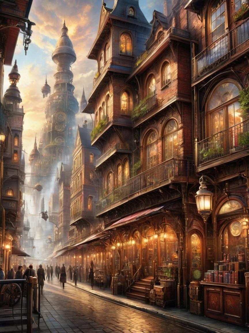 スチームパンクシティ。 | の人気AIイラスト・グラビア