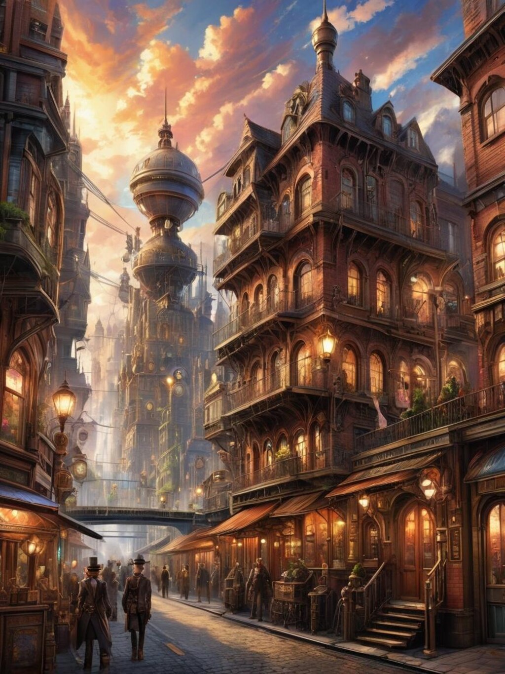 スチームパンクシティ。