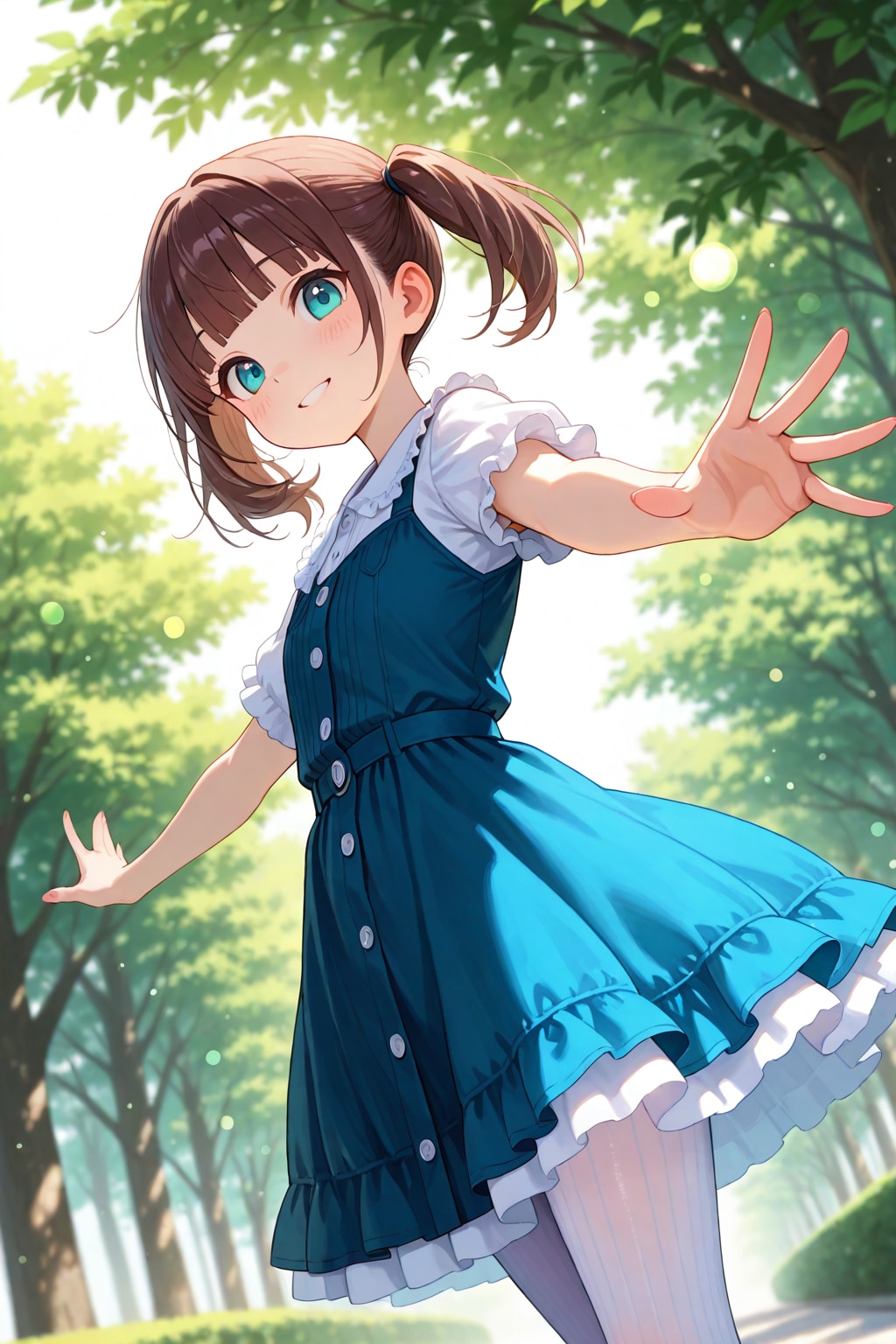 ショートツインの女の子