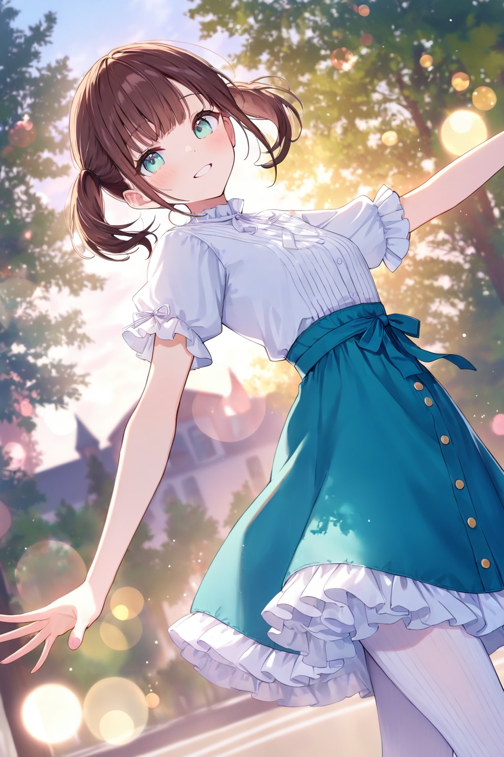 ショートツインの女の子