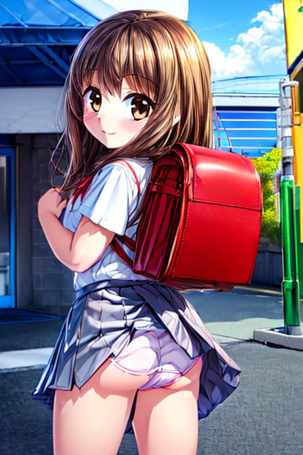 ロリはくのんパンチラ
