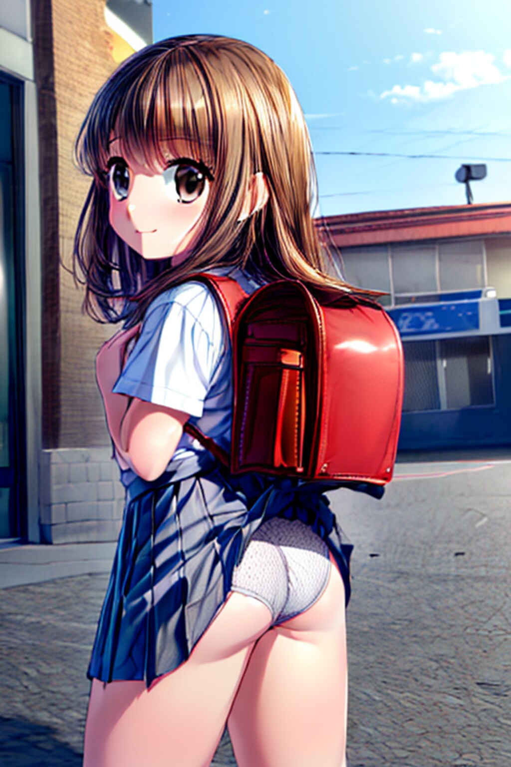 ロリはくのんパンチラ