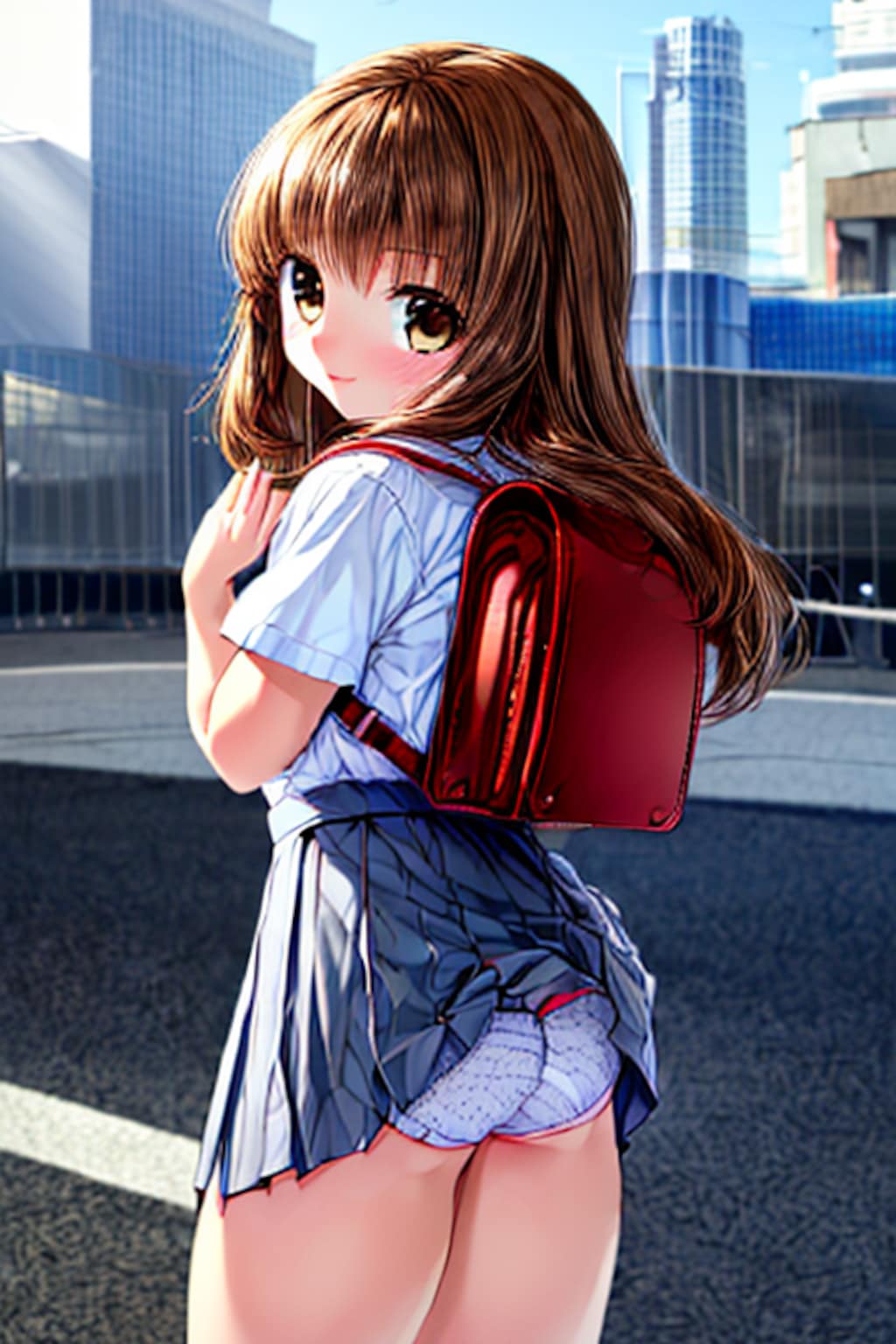 ロリはくのんパンチラ