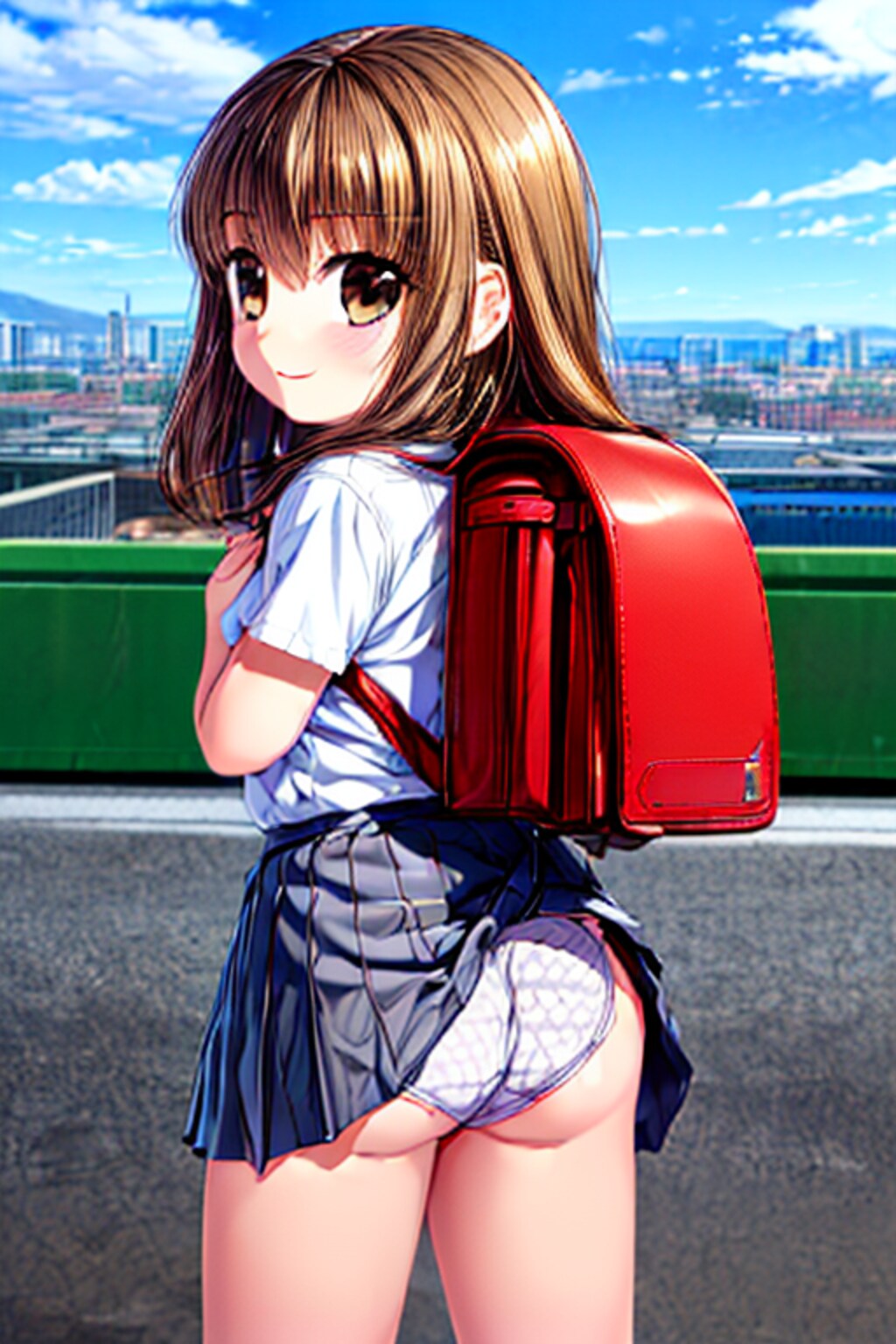 ロリはくのんパンチラ