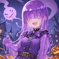 紫スライムのハロウィン 3枚目