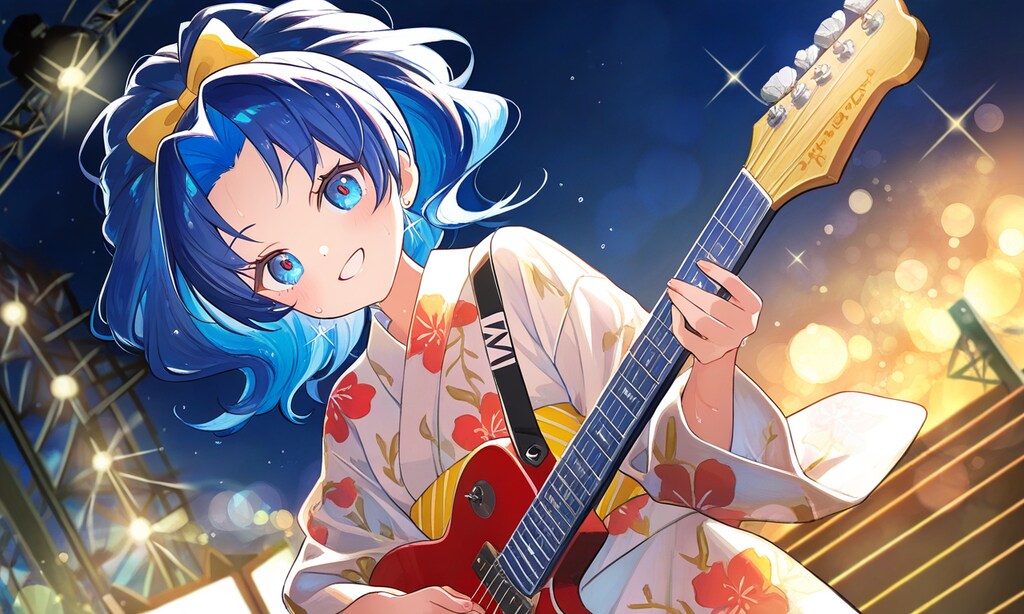 Yukata LIVE🎸立神あおい。