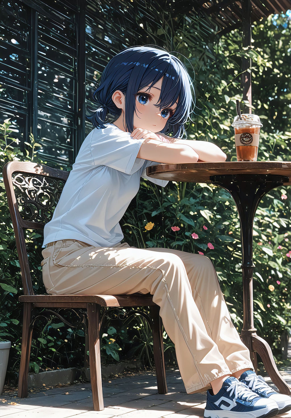 蒼依の夏、三つのパンツスタイル