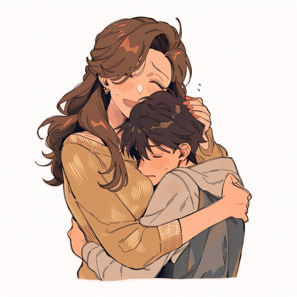 Niji 7 人体表現01(ハグ、抱きしめる)