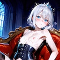 銀髪貧乳王女様 7枚目