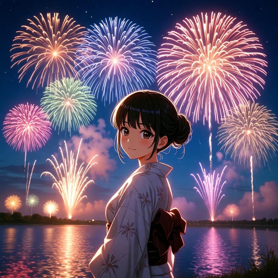 花火 | の人気AIイラスト・グラビア