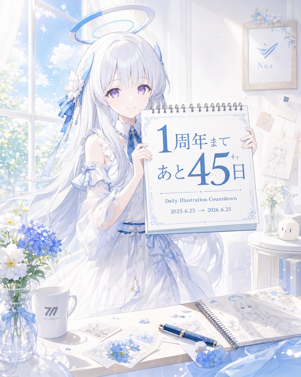 デイリーイラストカウントダウン