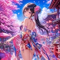 浴衣水着 2枚目