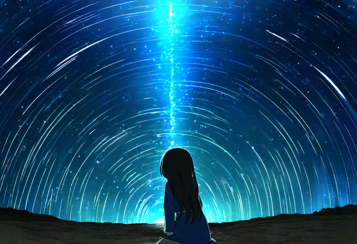 明日の夜空