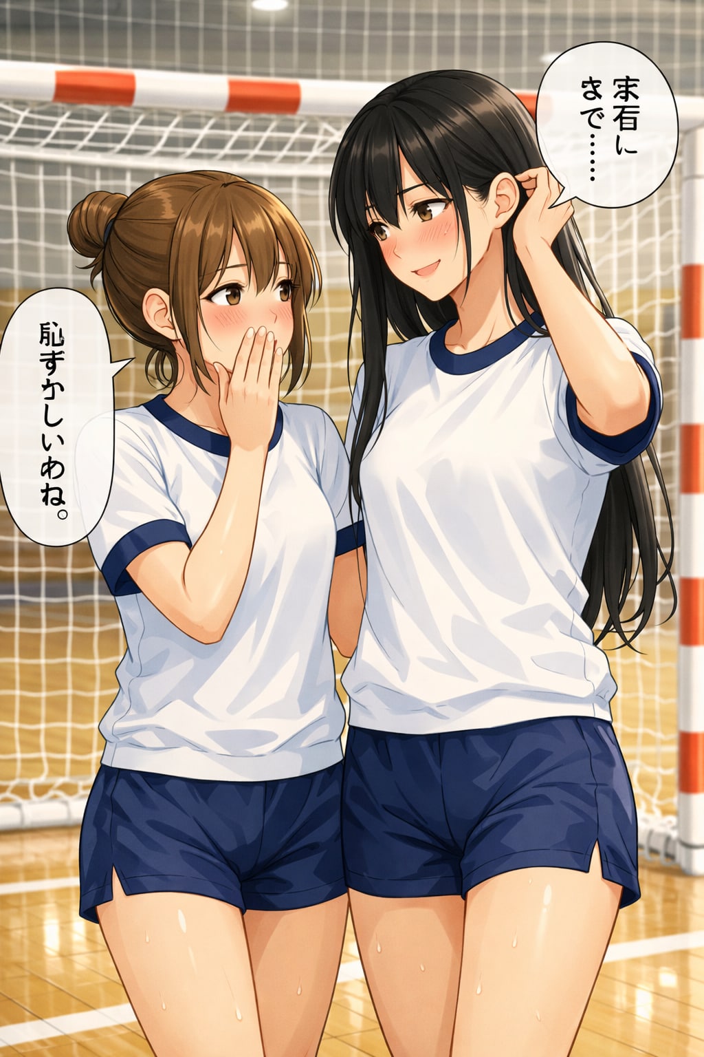 靴紐、解けているよ。（昼のリクリエーション）