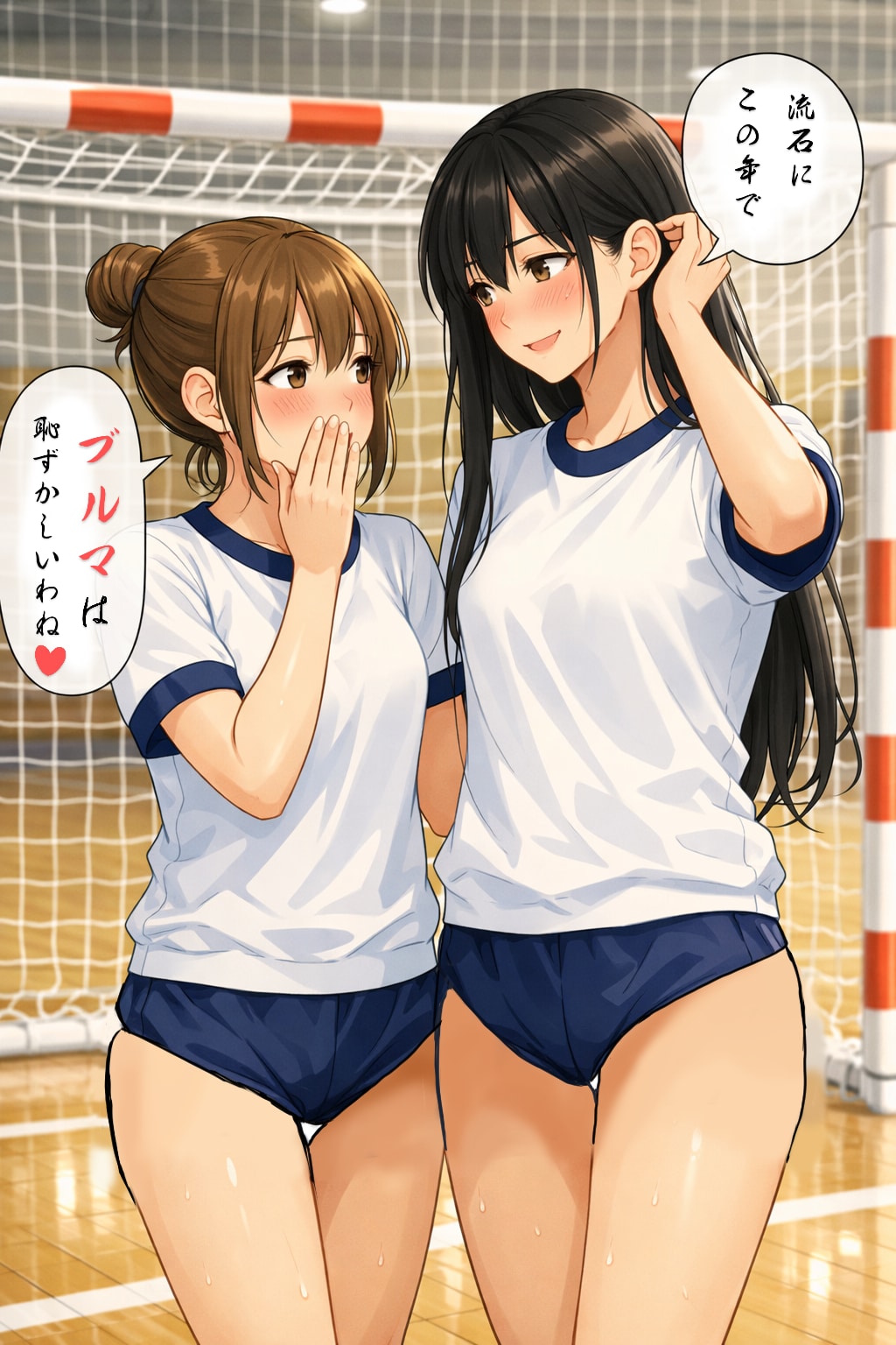 靴紐、解けているよ。（昼のリクリエーション）