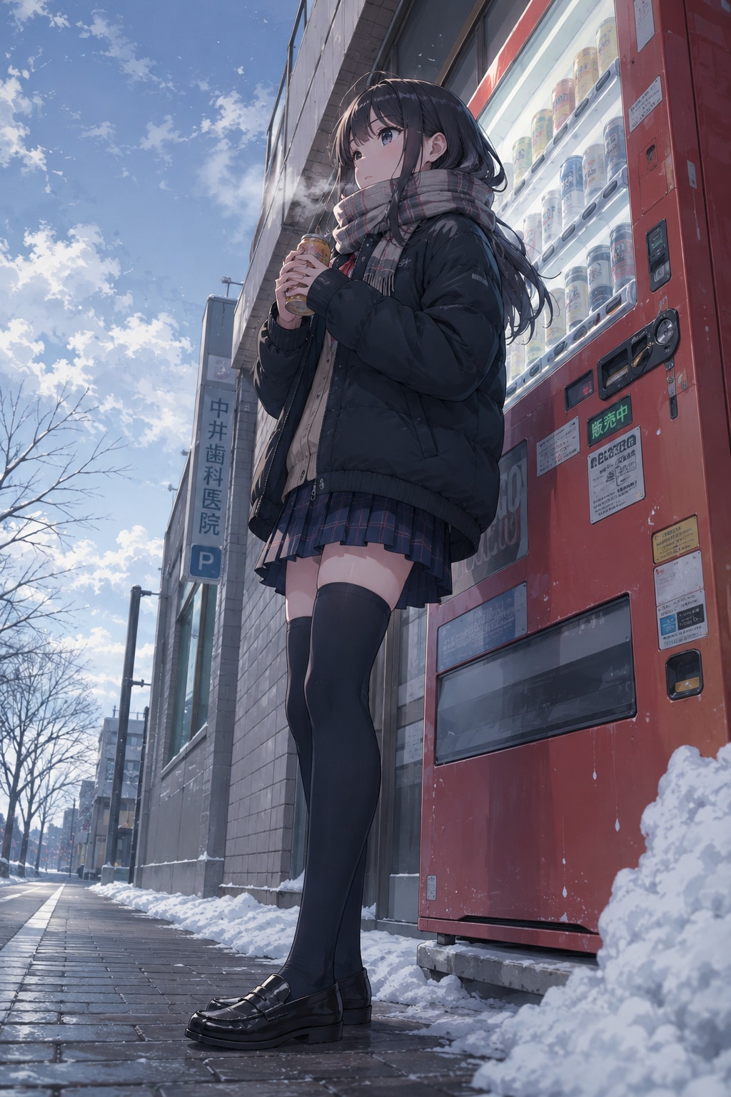 通学路でひと息
