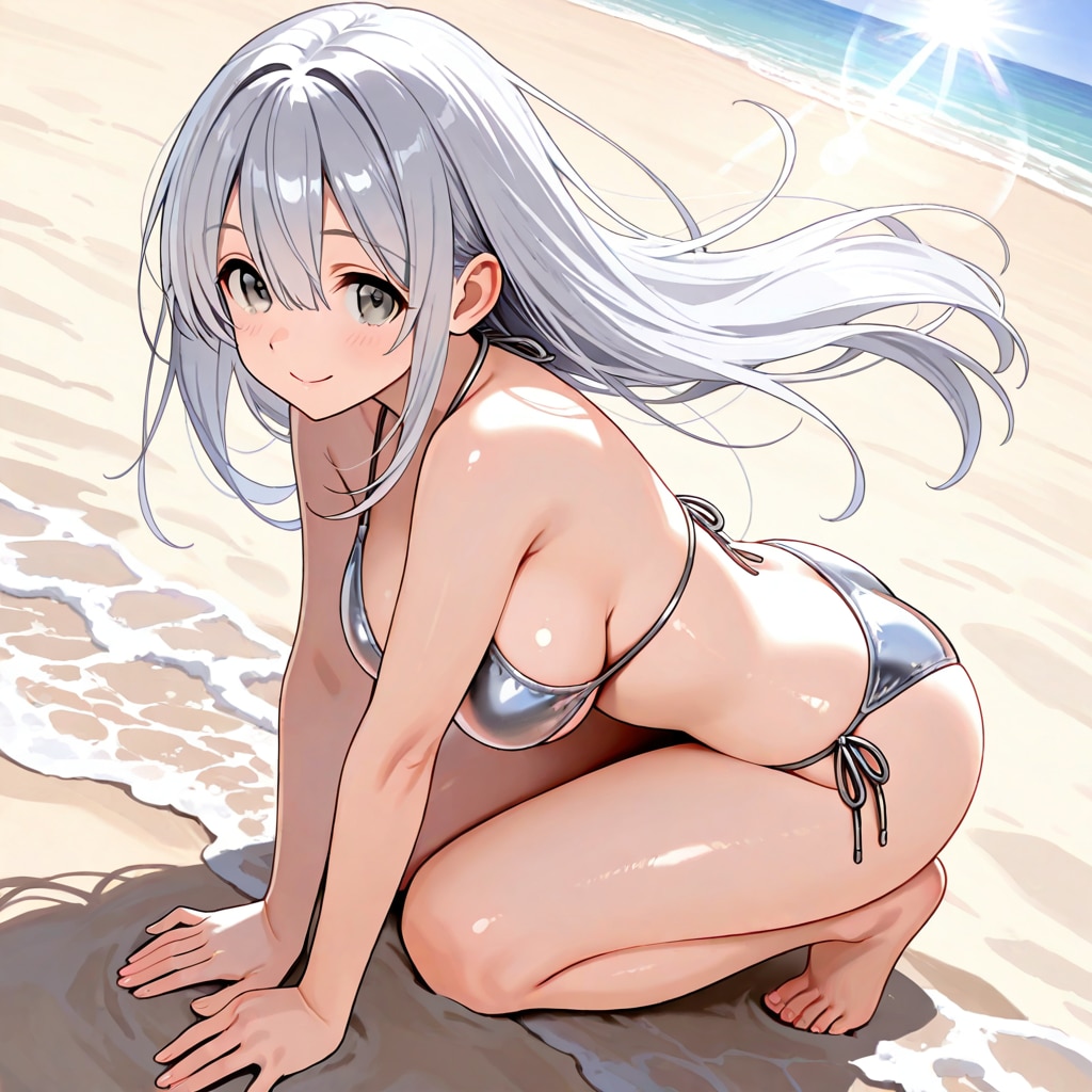 銀髪の女の子02