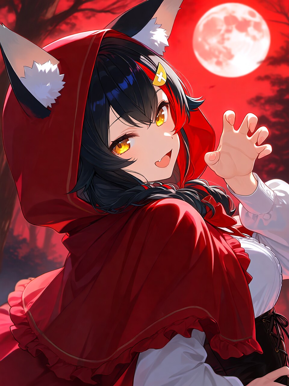 赤ずきんちゃんだと思った？