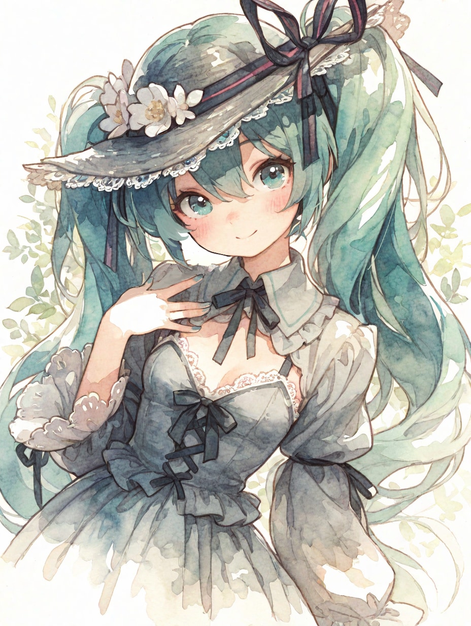 Watercolor style | の人気AIイラスト・グラビア