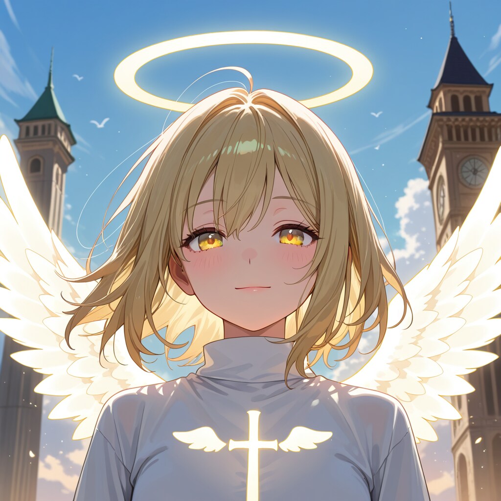 塔と天使 | の人気AIイラスト・グラビア