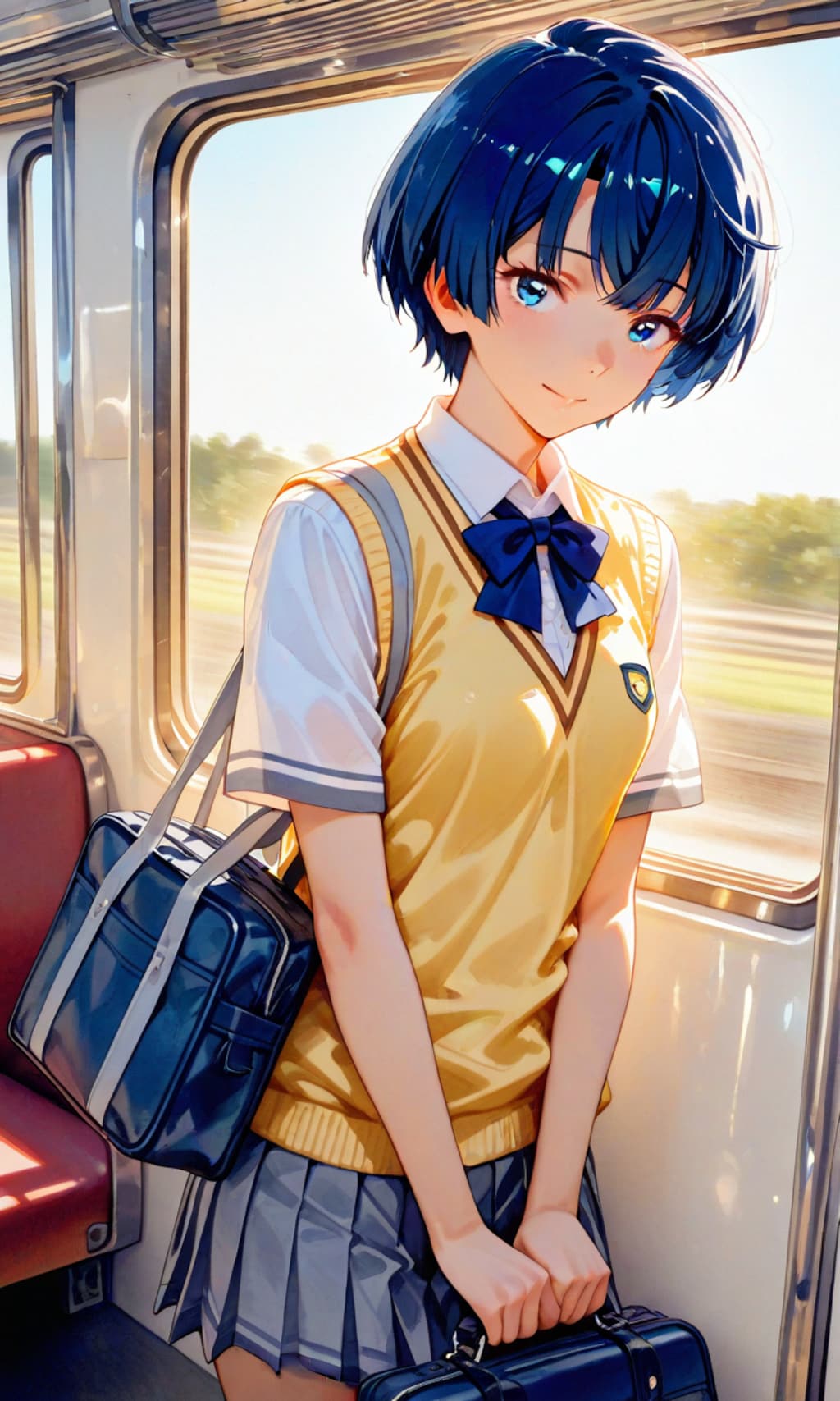 電車の柑菜ちゃん