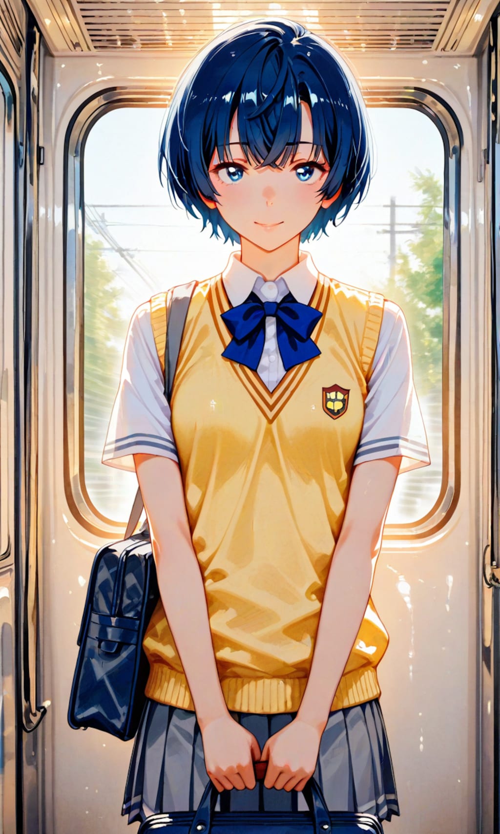 電車の柑菜ちゃん