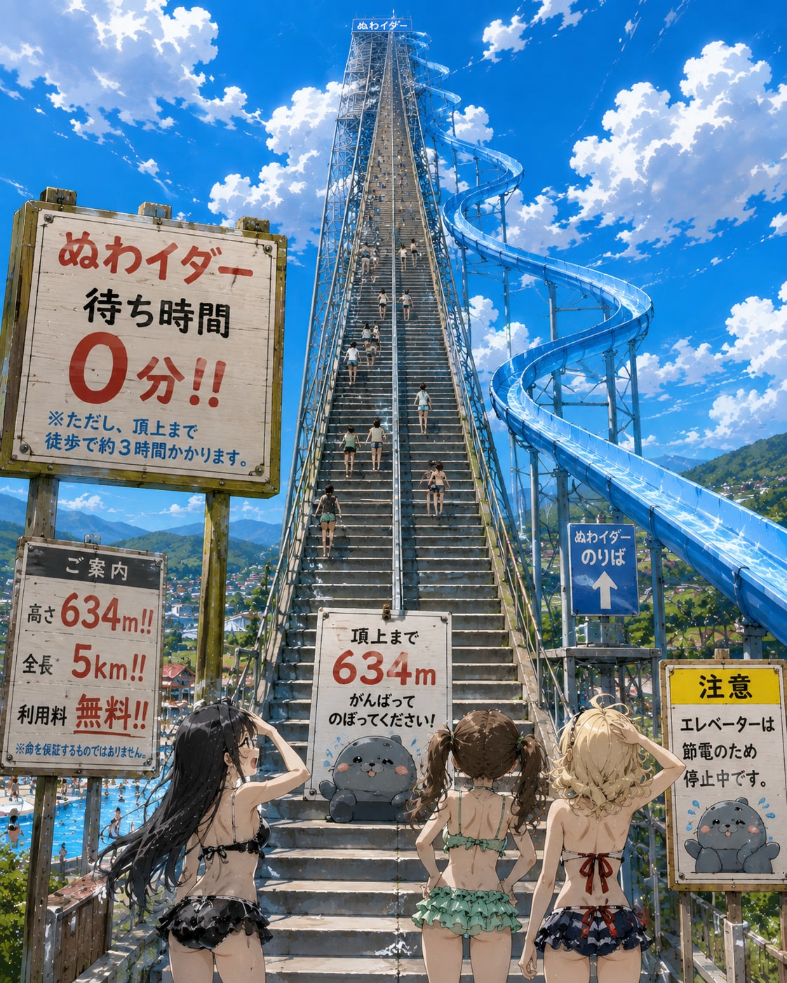 うちの子たちが遊びに行きました😄 | の人気AIイラスト・グラビア