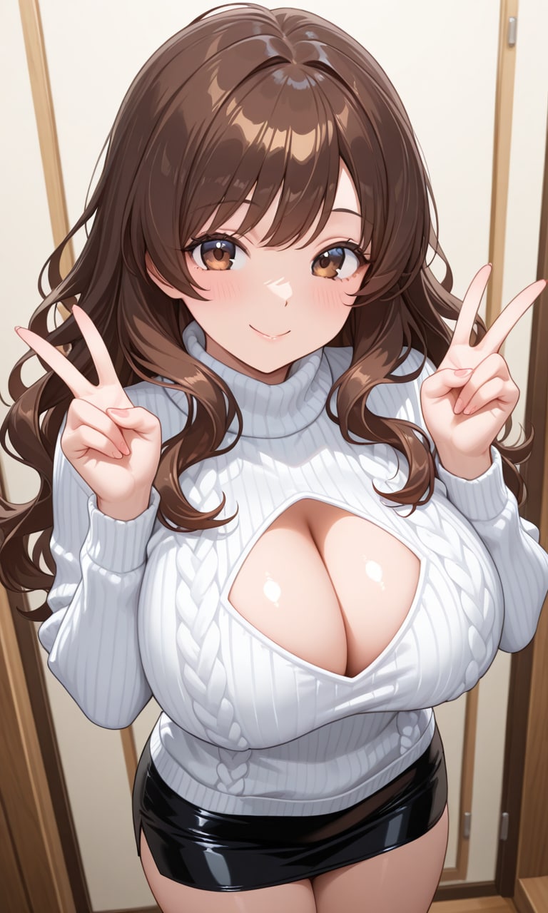 うちの子　震堂千秋　セーター