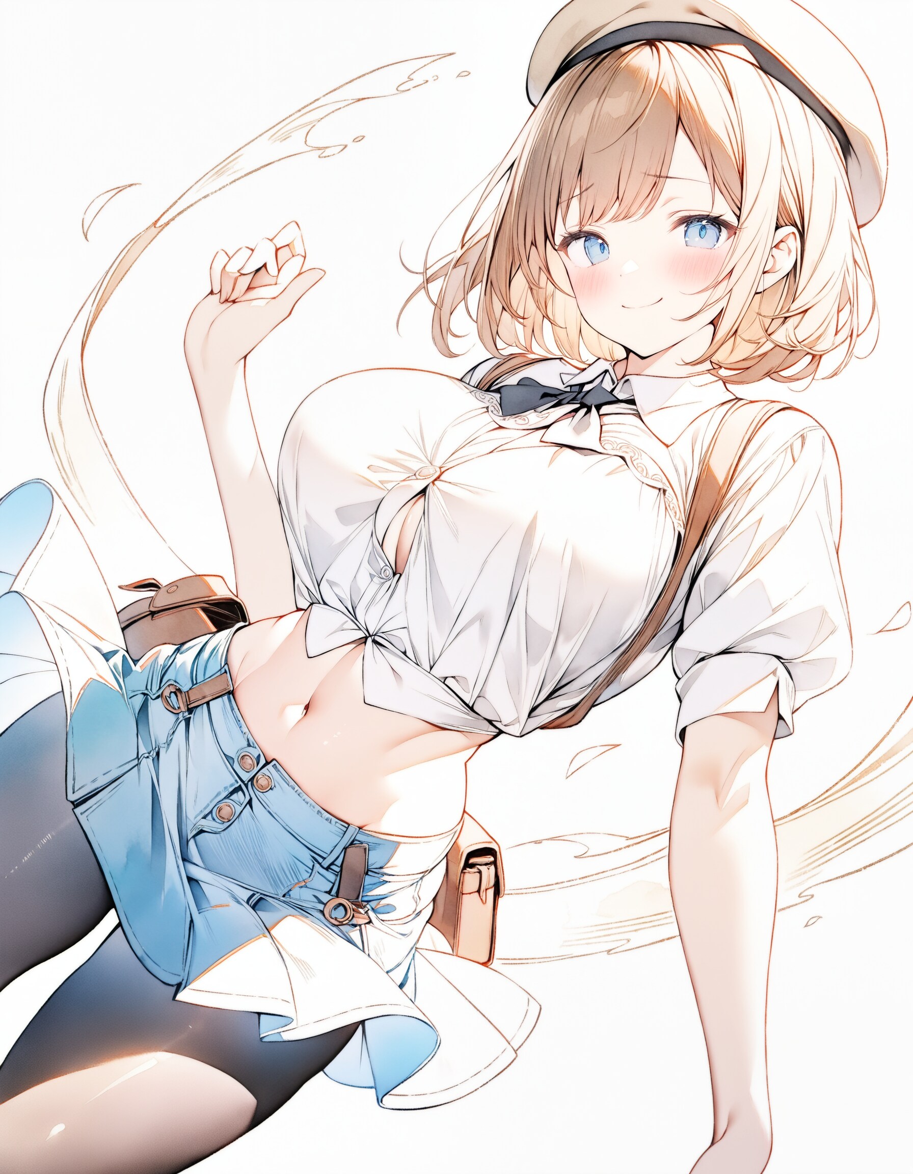 へそ出し姉さんXL | の人気AIイラスト・グラビア